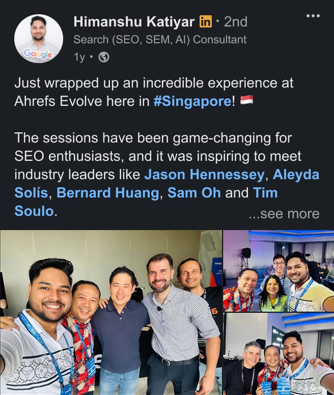 Post by Himanshu Katiyar