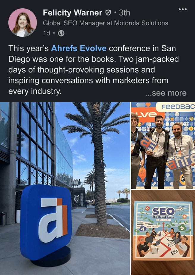 Post by Felicity Warner